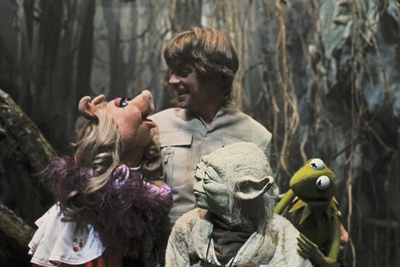Illustration for article titled Las fotos perdidas del día en que Los Muppets visitaron Star Wars